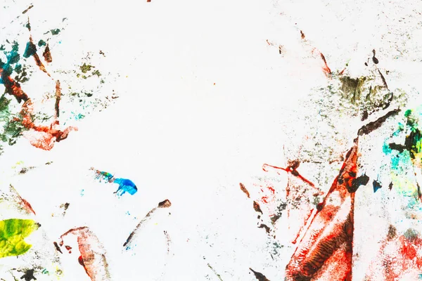 Абстрактный Красочный Ручной Акриловый Фон Творческий Абстрактный Ручной Покраски Фона — стоковое фото