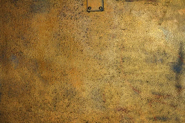 Goldene Knisternde Chaotische Wandtextur Hintergrund Dekorative Wandfarbe — Stockfoto