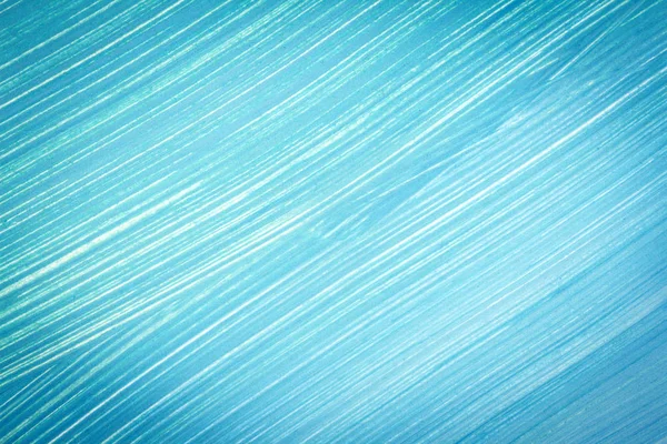 Abstract Brushed Cyan Hand Painted Acrylic Background Creative Abstract Hand — Stock Photo, Image