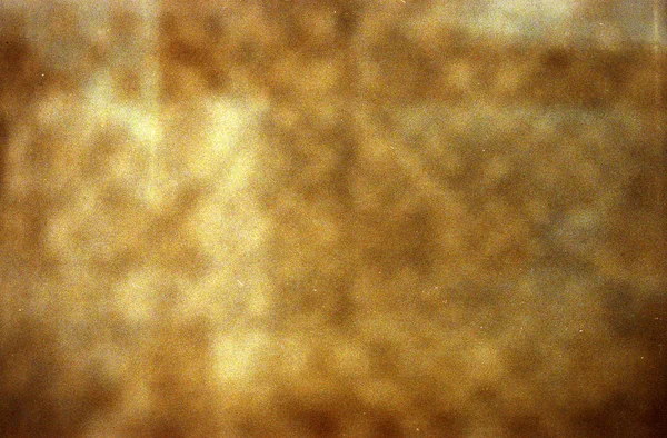 Разработанный Золотистый Зернистый Фон Пленки Тяжелым Зерном Пылью Фон Текстуры — стоковое фото