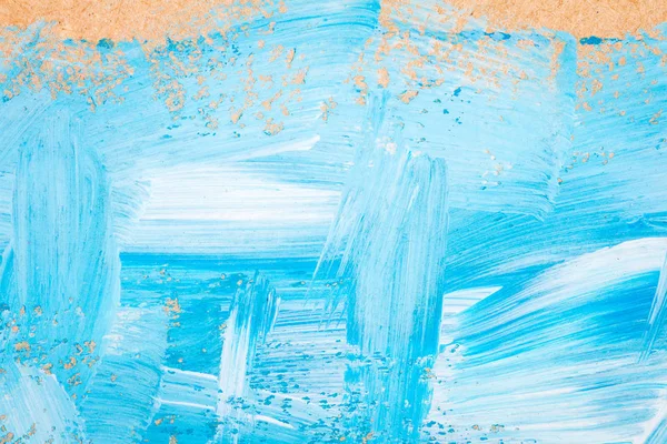 青と白の抽象美術の絵画 — ストック写真