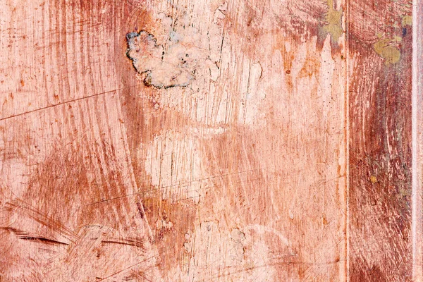 傷汚れほこり銅板テクスチャ、古い金属の背景 — ストック写真
