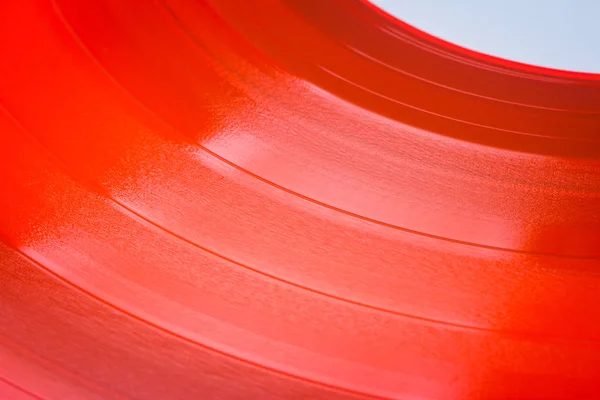 Primer plano de la superficie de vinilo rojo —  Fotos de Stock