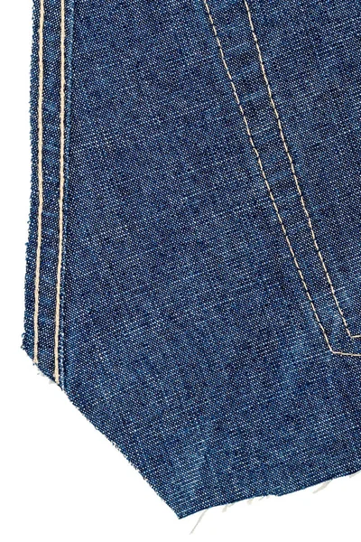 Kawałek tkaniny blue jeans — Zdjęcie stockowe