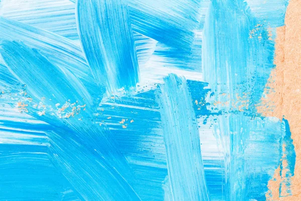 Blue and white abstract art painting — Stock Photo, Image