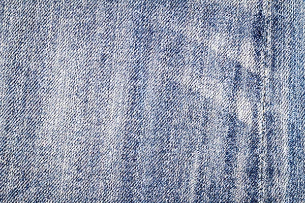 Luz azul jeans textura — Fotografia de Stock