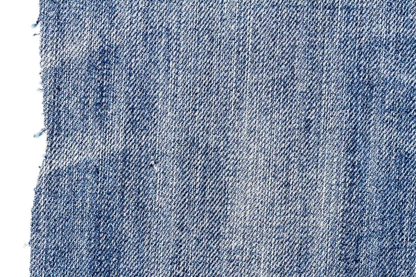 一块淡蓝色的牛仔织物 — 图库照片