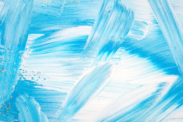 Blau-weiße abstrakte Malerei — Stockfoto