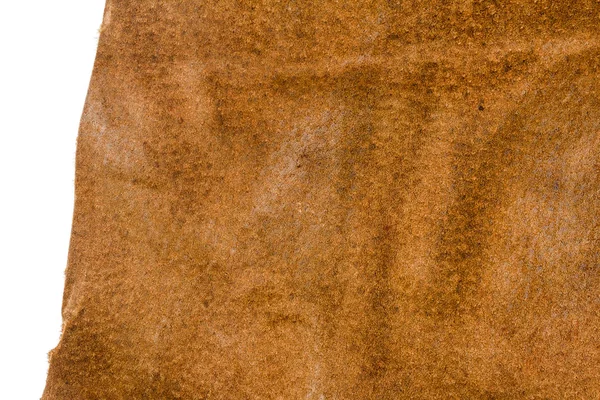 Piece of brown leather — Stock Photo, Image