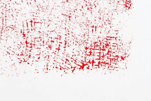 Vermelho abstrato manchado fundo arte acrílica — Fotografia de Stock