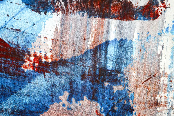 Абстрактный красный и синий акриловый фон — стоковое фото