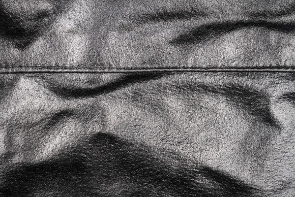 Fundo textura de couro preto — Fotografia de Stock