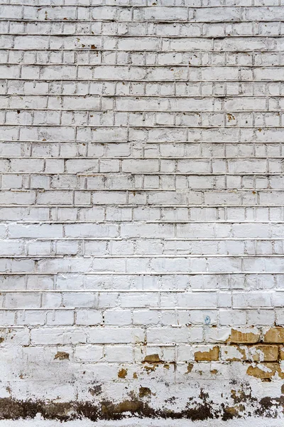 Old white brick wall texture background — Stock Photo, Image