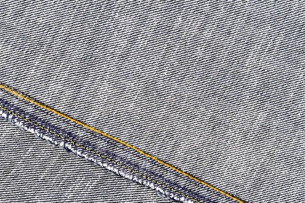 Złej stronie tkaniny jeans — Zdjęcie stockowe