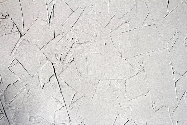 Textura de pared mal enyesada blanca — Foto de Stock