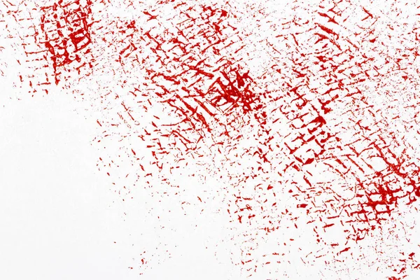 Červený abstrakt spatřen akrylové umělecké pozadí — Stock fotografie