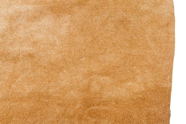 Piece of brown leather — Stock Photo, Image