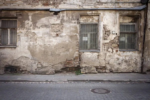 Leeftijd straat muur — Stockfoto