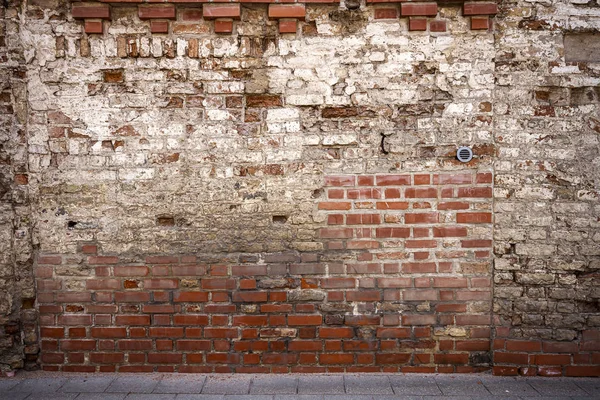 Alte Ziegelmauer — Stockfoto