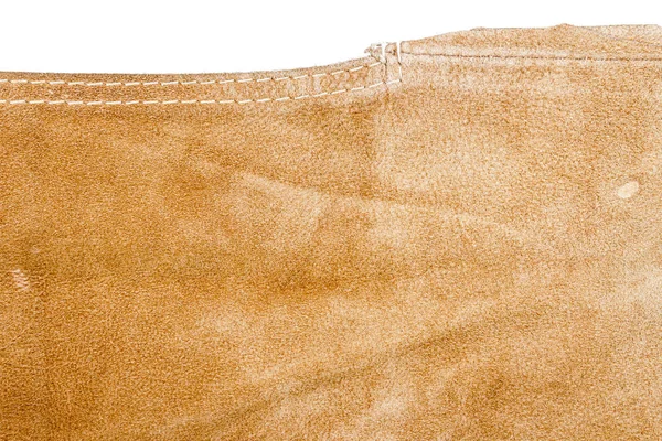 Bit av brunt läder — Stockfoto