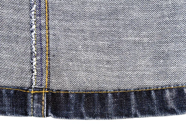 Pedaço de tecido de calça preta — Fotografia de Stock