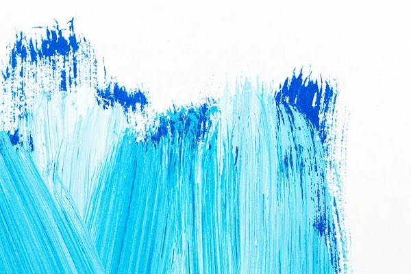 Abstract brushed blue acrylic arts background — Stock Photo, Image