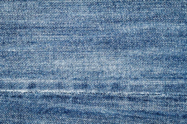 Světle Modrá Džínová Textura Denim Tkaniny Pozadí Švu — Stock fotografie