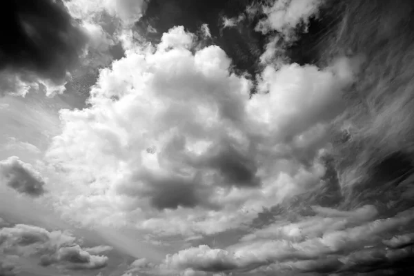 Grunge Beeld Van Hemel Met Wolken Met Graan Retro Ogende — Stockfoto