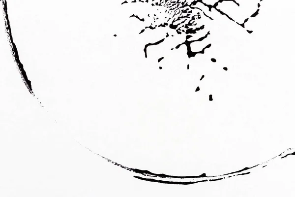 Preto Branco Pintado Mão Fundo Acrílico Grunge Textura Acrílica Com — Fotografia de Stock