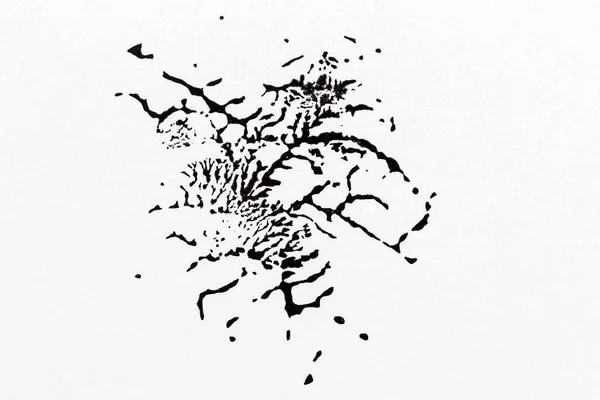 Zwart Wit Met Hand Geschilderd Acryl Achtergrond Grunge Acryl Textuur — Stockfoto
