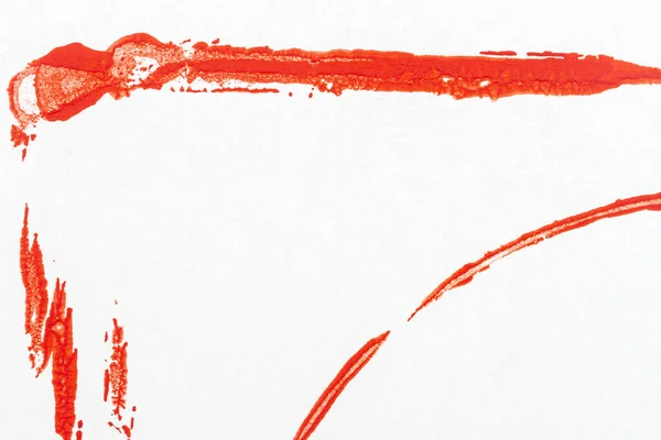 Fondo Arte Acrílico Abstracto Forrado Rojo Textura Estampada Cerca — Foto de Stock