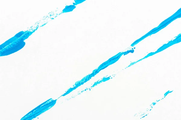 Bleu Bordé Abstrait Fond Art Acrylique Texture Estampillée Gros Plan — Photo