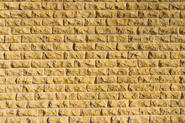 Tło Starej Żółtej Cegły Ściany Tekstury Abstrakcyjna Pozioma Architektura Tapety — Zdjęcie stockowe
