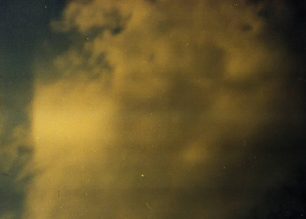 Imagen Grunge Del Cielo Con Nubes Rojas Sobre Textura Película —  Fotos de Stock