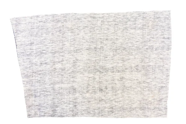 白い背景に隔離された人工皮革のピース — ストック写真