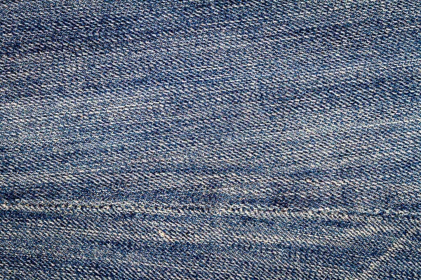 Textura Calça Azul Fundo Tecido Ganga Com Uma Costura — Fotografia de Stock