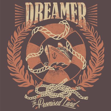 Deniz departmanı Logo vektör illüstrasyon 