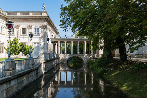Lazienki Palace south faade detail