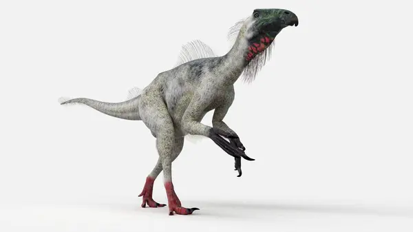 在白色背景上的模拟的 Beipiasaurus 恐龙的例证 — 图库照片