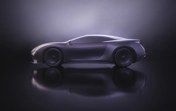 Aerodynamic Sports Car Computer Illustration — Stock Photo, Image