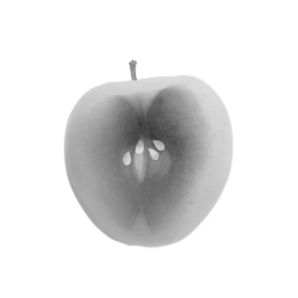 Cross Section Apple Ray — Stock Photo, Image