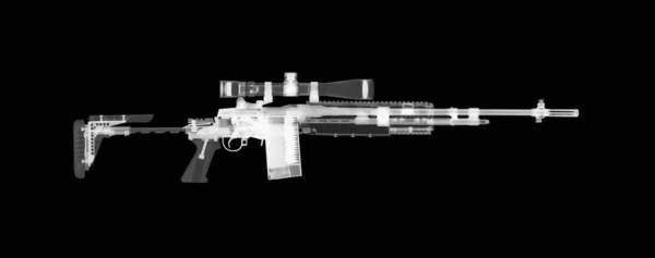 M14 Єбрр Покращена Бойова Гвинтівка Рентгенівський — стокове фото