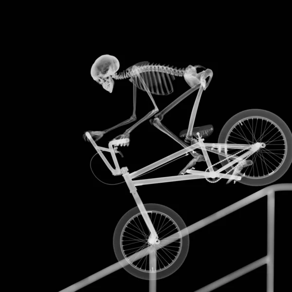 Трюк Велосипеде Рентген — стоковое фото