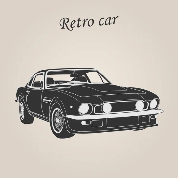 Carro Antigo Carro Retro Carro Clássico Ilustração — Vetor de Stock