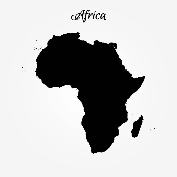 Mapa África Ilustración Vectorial — Vector de stock