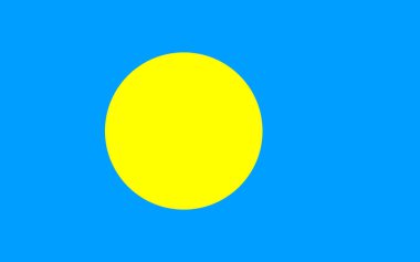 palau Cumhuriyeti bayrağı