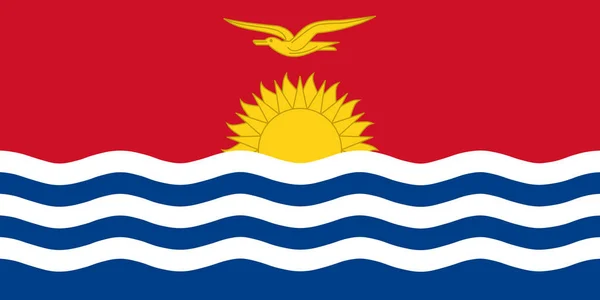Flag of Kiribati — Stock Vector