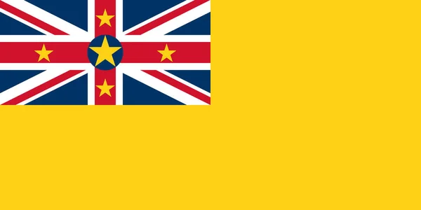 Flag of Niue — Stock Vector