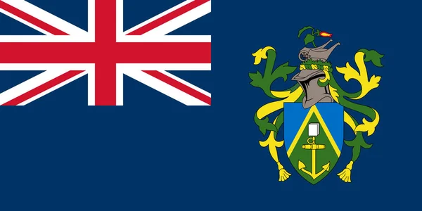 Vlag van de Pitcairneilanden — Stockvector