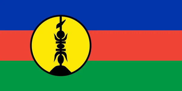 Bandeiras da Nova Caledónia — Vetor de Stock